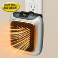 thumbnail image 3 of (3 pack) Handy Heater Turbo, Personal Electric Ceramic Space Heater, 800 Watts. New, 3 of 11