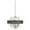 Brushed Steel/Brushed Steel, variant on Cal Lighting - Willow-Six Light Chandelier in Transitional Style-26.25 Inches