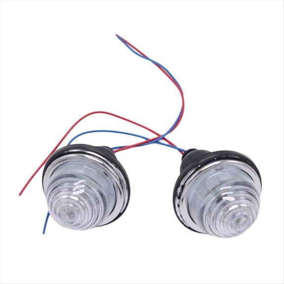 2PCS Rear Stop/Taillight Light L594 LPB630 White Indicator Lamps Lights As Lucas L594,2 * Rear Stop Tail Lights Lamps,White
