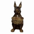 thumbnail image 2 of Vintage Resin Easter Bunny Statue with Woven Basket, Easter Garden Ornament and Home Decor for Outdoor Yard, Indoor Mantel or Table Centerpiece, 2 of 8