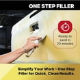 thumbnail image 5 of Ultra Fiber Sandable Fiberglass Auto Body Filler, Bridges Holes, Water Resistant, Lightweight Filler for Fiberglass, Steel, Plastics, Base Color of Yellow-Green (Ultra Gold, 3 Liters), 5 of 8