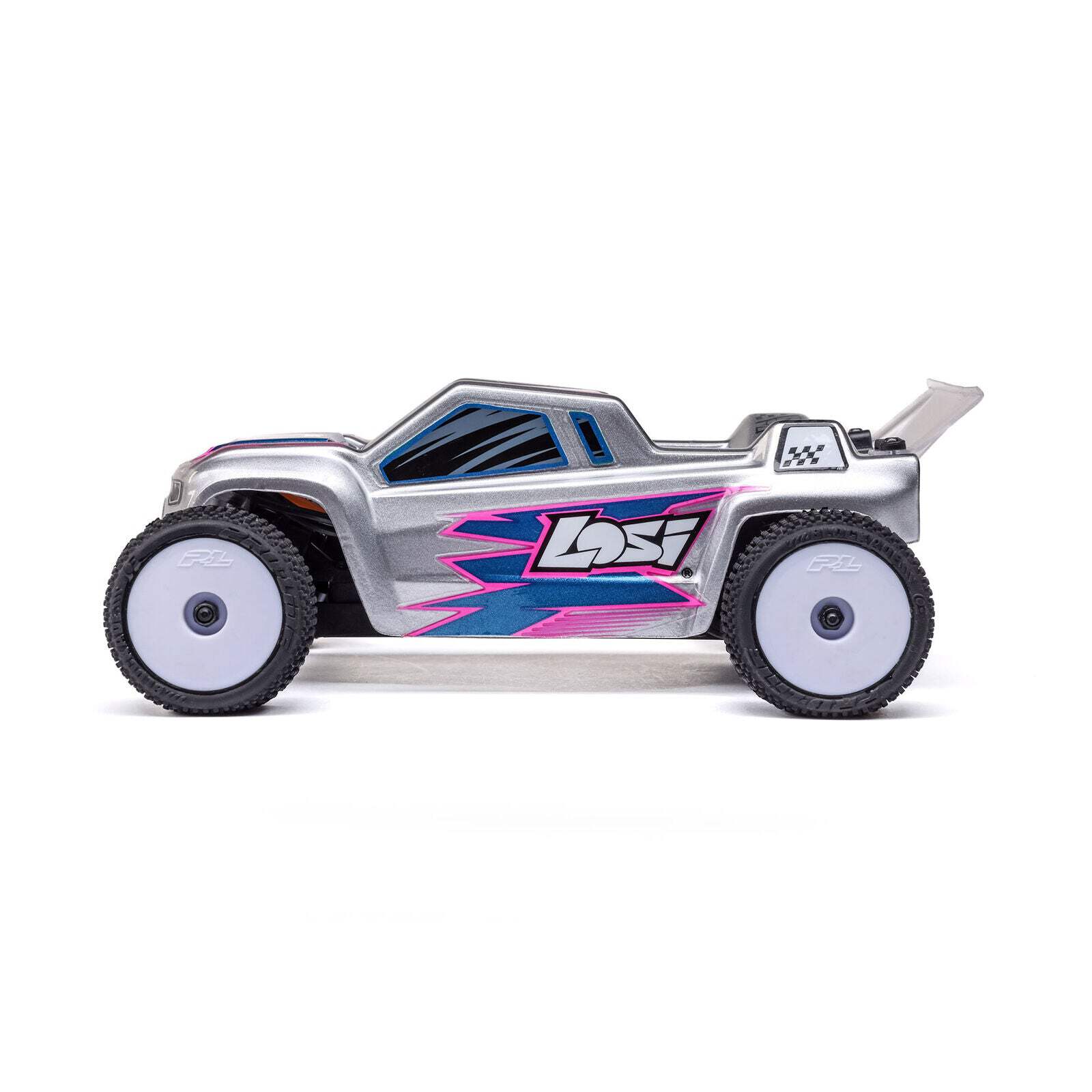 Losi Micro-T 1/28 2 Wheel Drive Silver RTR LOS-1392T2