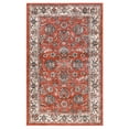thumbnail image 2 of Superior Lille Traditional Floral Indoor Runner Rug, Salmon, 7' x 9', 2 of 8