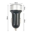 thumbnail image 2 of Car Charger 3.1A 12/24V Quick Charge Dual USB Port LED Voltage Display, 2 of 12