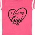 thumbnail image 4 of Inktastic I Love My Gigi in Black Chalk Heart Boys or Girls Baby Bodysuit, 4 of 5