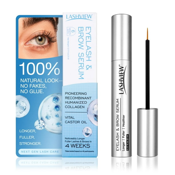 Sérum para el crecimiento de pestañas LASHVIEW Advanced Vital, aceite de ricino, 5 ml