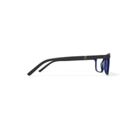 Walmart Mens M0501 Square Prescription Eyeglasses with Case, Navy Blue