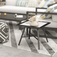 thumbnail image 1 of Outsunny Patio Side Table, Small Outdoor Side Table w/ SPC Tabletop, Grey, 1 of 9