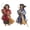 2 random, variant on Small Witch Keychain Cotton Cloth Keyring Bag Ornament Perfect For Halloween Roleplay And Gift Giving
