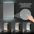thumbnail image 4 of Lexora LS2432LEDMC 32 x 24 in. Savera LED Medicine Cabinet with Defogger, Black, 4 of 6