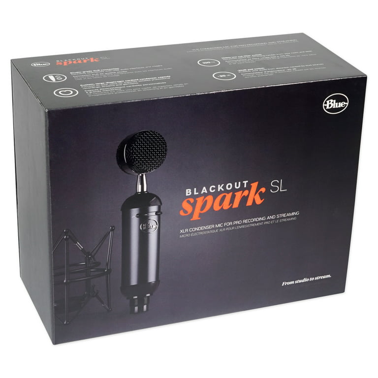 Logitech Blackout Spark SL XLR Microphone Black