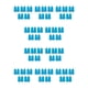 thumbnail image 1 of Soidarity 10 piezas de ayuda para dormir de viaje, prevención de ruido reutilizable, tapones para los oídos insonorizados, aislamiento de azul 10piezas, 1 of 6
