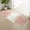 Pink, variant on Bedroom Rug Carpet 3'x 5', Burnt Orange Washable Floor Carpet with Tassels, Sparkle Gold Stained Floral Flower Art Elegant Soft Floor Rug Mat for Patio, Balcony, Laundry, Room Decor