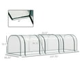 thumbnail image 3 of Outsunny 11.5' x 3' x 2.5' Plastic Mini Tunnel Greenhouse, Clear, 3 of 10