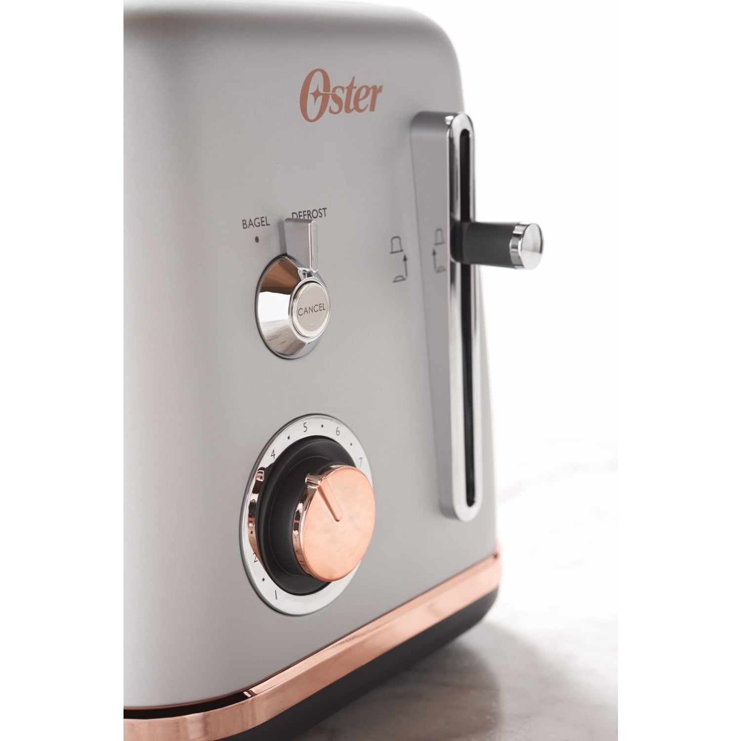 Oster 2 Slice Toaster, Metropolitan Collection with Rose Gold Accents