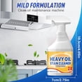 thumbnail image 7 of Mnhhatv Kitchen Degreaser Spray 120ml Powerful Oil Stain Remover Heavy Duty Grease Cleaner For Stove Range Hood Tile Stainless Steel Fast Dissolving Multipurpose Kitchen Cleaning Spray Residue Free, 7 of 7