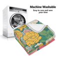 thumbnail image 5 of Yayeee Throw Blanket for Couch Soft Warm 50" x 60" Sofa Chair Bed Decoration, Floral Pattern, 5 of 7