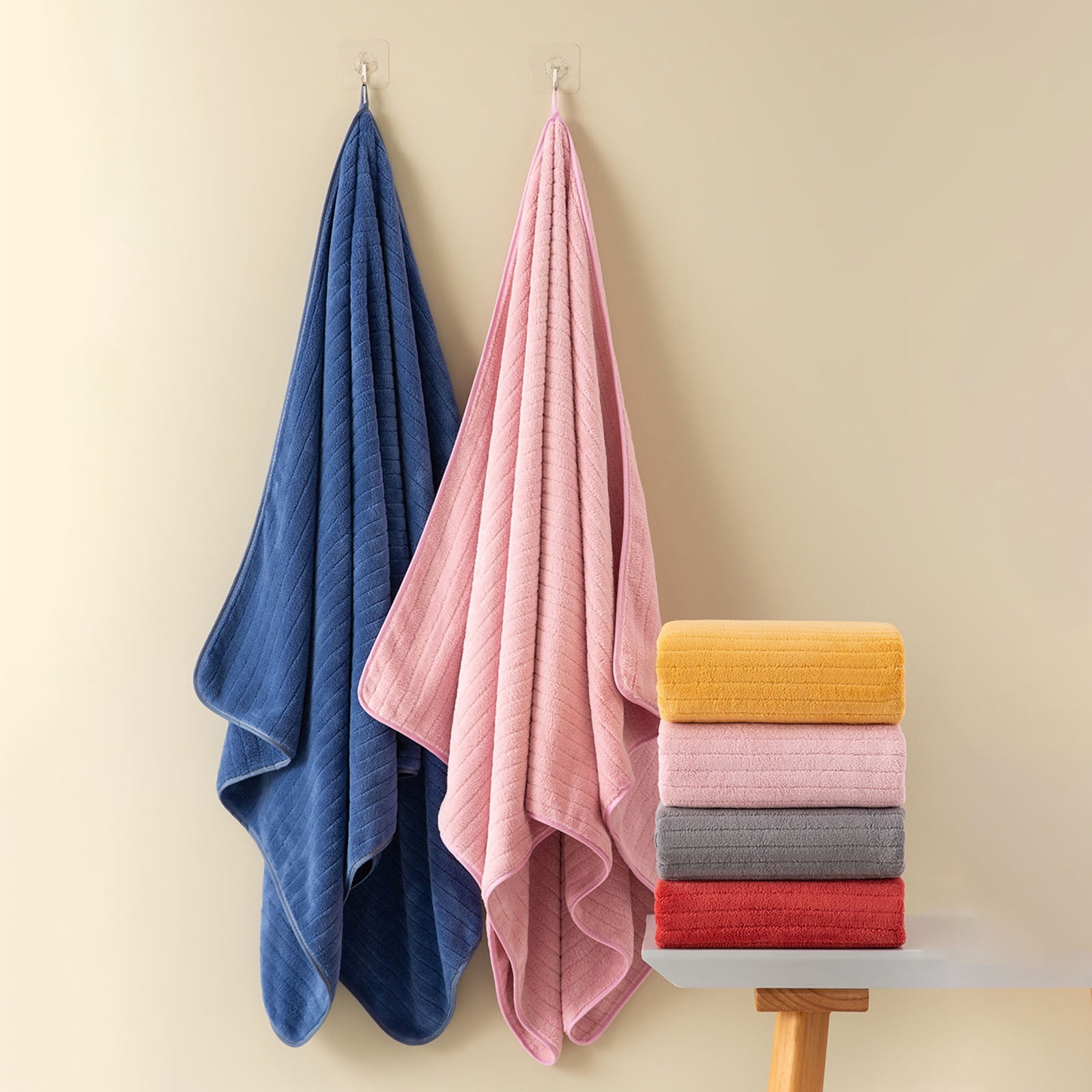 Nano Thickened Large Bath Towel - 25cmx25cm Soft Super Absorbent. Great for Hairdressing, Beauty Salons, and Personal Applications
