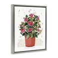 thumbnail image 4 of Stupell Industries Mini Roses Bouquet Botanical & Floral Painting Gray Floater Framed Art Print Wall Art, 25 x 31, 4 of 10