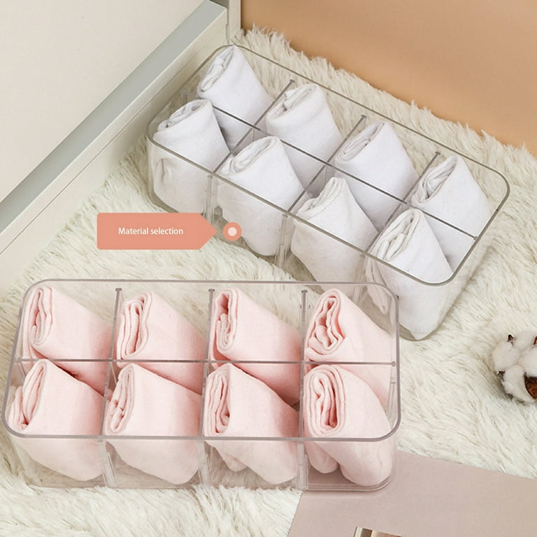 Acrylic Underwear Socks Drawer Storage Box