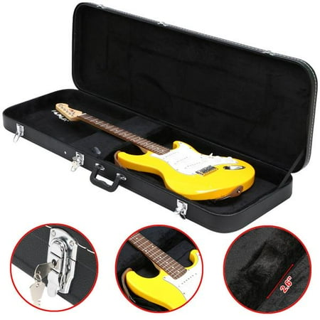 Abs Bass Guitar Case - Yaheetech Electric Bass Guitar Hard Case Black