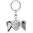 thumbnail image 1 of st wall surface crackles texture heart angel wing key chain holder, 1 of 3
