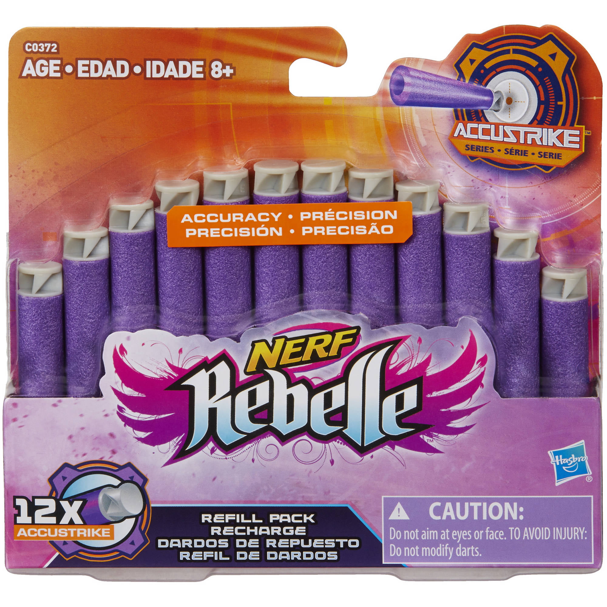 2 PACKS 12 x Nerf Rebelle darts Girls Nerf Gun Bullets Refill 24 darts in total 