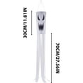 thumbnail image 2 of 1 Pack Halloween Ghost Windsock, Halloween Ghost Flag Hanging Decorations, Wind Sock for outside, 40 Inch Flying Ghost Halloween Windsocks Outdoor for Yard Patio Garden Tree, 2 of 9