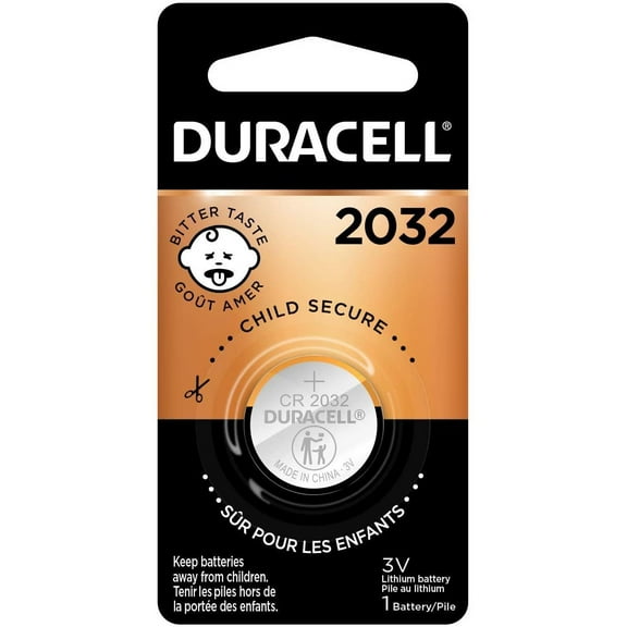 Duracell - 2032 3V Lithium Coin Battery - long lasting battery - 1 count
