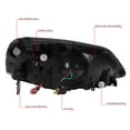 thumbnail image 6 of Nuvision for 01-03 Honda Civic Coupe Sedan LED DRL Projector Headlight Lamps Black/Clear, 6 of 12