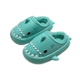 thumbnail image 1 of Pantuflas infantiles de tiburón de peluche de invierno para niños y niñas. JAMW Sencillez, 1 of 4