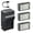 1 Charger + 3 Batteries, variant on Kastar CGA-D08 AC & USB-C Battery Charger, Compatible with Panasonic CGA-D07 CGR-D110 AG-DVX100 AG-HVX200 AG-HPX250 AG-DVC30 AG-DVC60 AG-DVC80 and Hitachi DZ-BP14 DZ-MV100 DZ-MV200 Camcorder