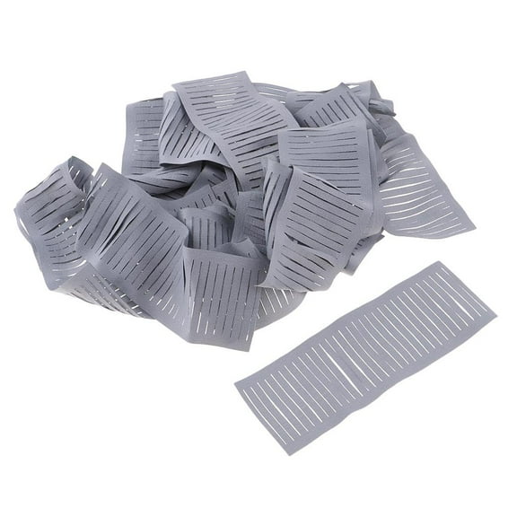 EHJRE 20Pcs Cloth Strip Ribbon for DIY Flowers Bud Making Crafts Decoration Grey