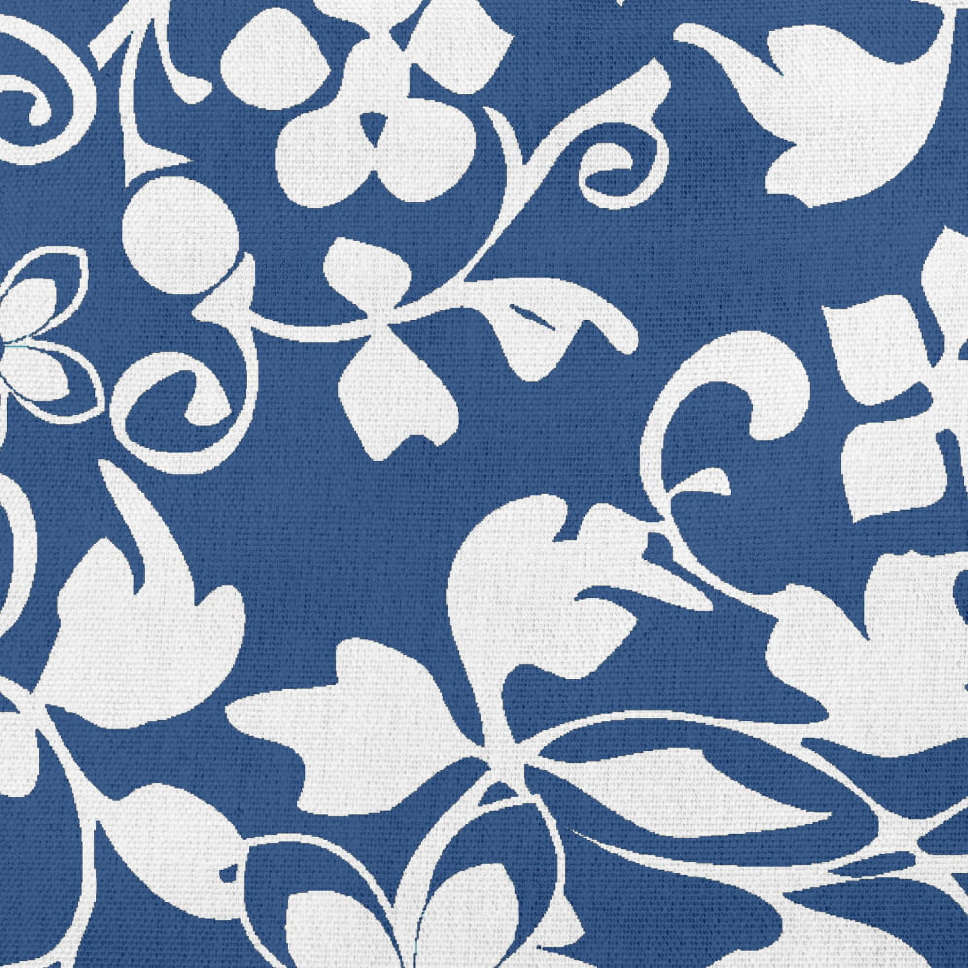 Simply Daisy 14" x 20" Blue Polyester Decorative Lumbar Pillow
