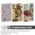 thumbnail image 3 of WASHWEPE 1200Pcs Flower Bead Caps Silver for Jewelry Making and Creative DIY Projects, 3 of 8
