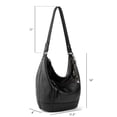 thumbnail image 3 of Bolso Hobo The Sak Sequoia Leather negro para mujer, 3 of 8