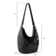 thumbnail image 3 of Bolso Hobo The Sak Sequoia Leather negro para mujer, 3 of 8