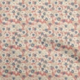 thumbnail image 1 of oneOone Cotton Silk Dark Beige Fabric Abstract Diy Clothing Quilting Fabric Print Fabric By Yard 42 Inch Wide, 1 of 5