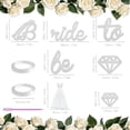 thumbnail image 2 of Bride To Be Bachelorette Party Paper Banner, Silver Glitter Hen do Accessories Hanging Bride To Be Banner for Hen Party Decorations (Silver), 2 of 7