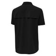 thumbnail image 3 of Men's Antigua Black Boston College Eagles Activate Woven Short Sleeve Button-Up Shirt, 3 of 3