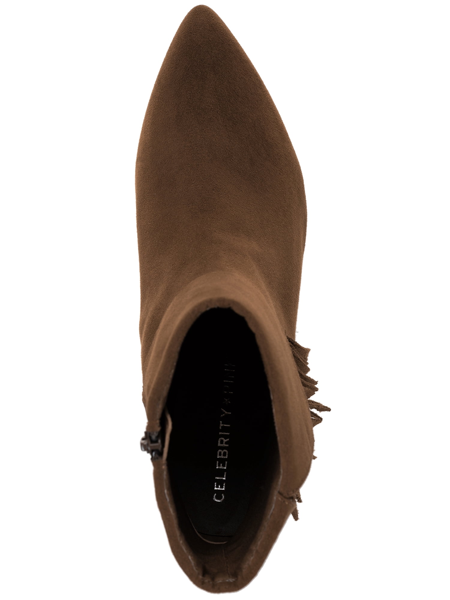 Celebrity Pink's Womens Finn Fringe Bootie