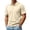 1#Beige, variant on BRANROY Men's Short Sleeve Golf Polo - Shirt Casual Collared Top for Men, Lightweight Breathable Summer Shirts, Father's Day Gift, Mens Casual Shirts,Beige,L