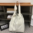thumbnail image 6 of VBODN Clearance Large Sling Bag for Women,Men's Gym Bag Travel Bag Sports Backpack Drawstring Bag Handbag Women's Messenger Bag Drawstring Bag Casual Backpack for Hiking Walking Travel, 6 of 6