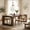 Dark Brown, variant on Fnova 86.6" Modern Dining Table for 8 People, Farmhouse Rectangular Narrow Extra Long Kitchen Table with Pedestal Base, Heavy Duty Dinner Table for Dining Room, Kitchen, Living Room