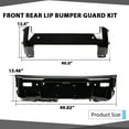 thumbnail image 4 of CROSSDESIGN Front Rear Lip Bumper Guard Skid Kit For 2020-24 Land Rover Defender 90 110 130, 4 of 10