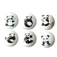 thumbnail image 3 of FELTECHELECTR 6pcs Two-layer Training Ball Golf Balls Approach Shot Practice Outdoor Training, 3 of 5