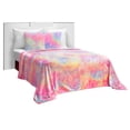 thumbnail image 1 of Frazada Individual Elefantito Rosa Sherpa Tie Dye, 1 of 3