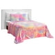 thumbnail image 1 of Frazada Individual Elefantito Rosa Sherpa Tie Dye, 1 of 3