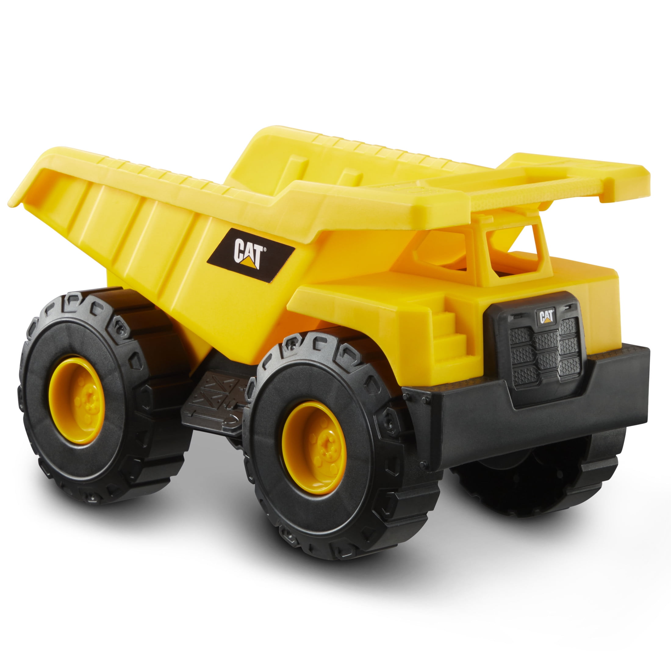 CAT Construction Fleet 4 Pack, 10" Free Wheeling Construction Vehicles