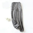 thumbnail image 1 of Pantalon de Pyjama Épais et Chaud pour Femmes Grande Taille Confort Hiver, 1 of 8